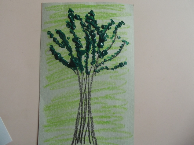 Летнее дерево . Летнее дерево .