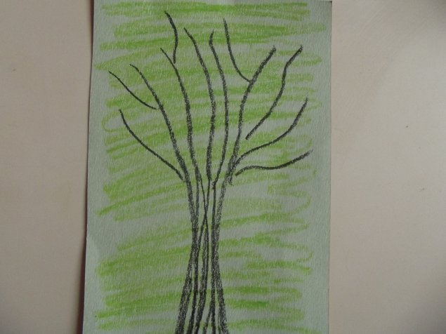 Летнее дерево . Летнее дерево .