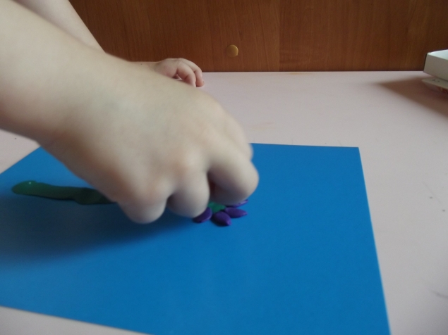 Пластилиновый люпин . Пластилиновый люпин .