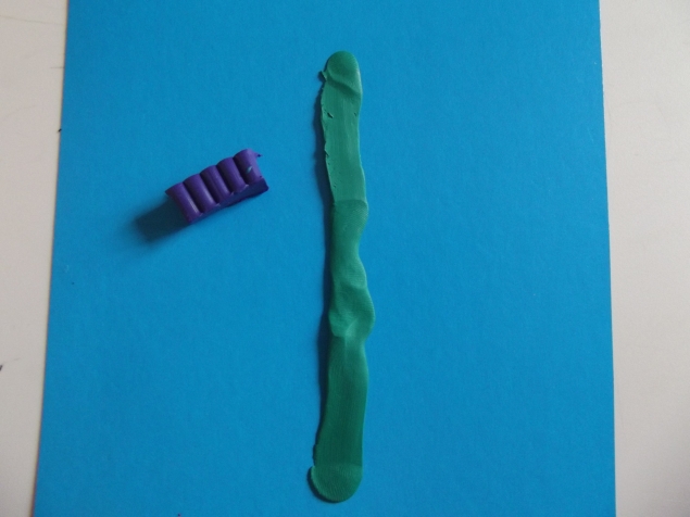 Пластилиновый люпин . Пластилиновый люпин .