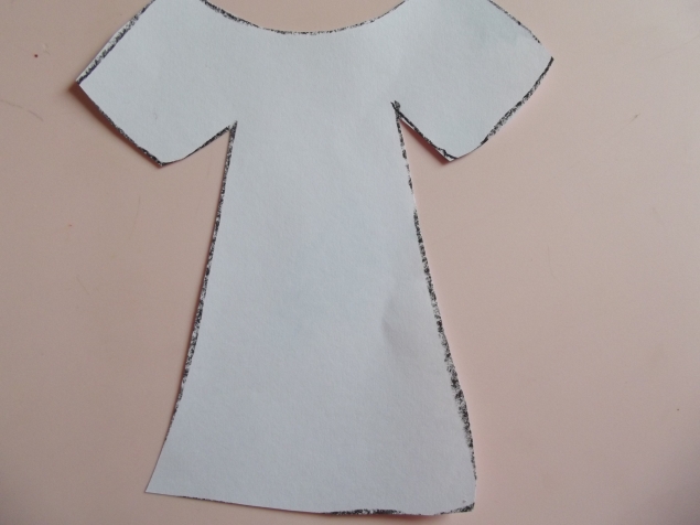 Бумажное платье .