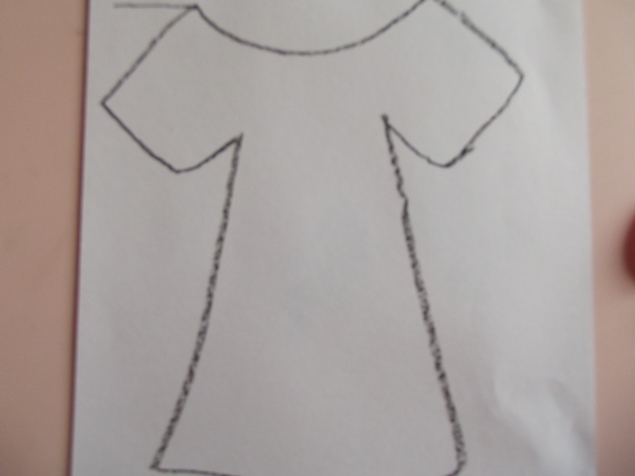 Бумажное платье .