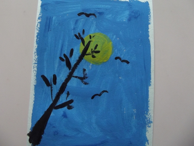 Лунная ночь . Лунная ночь .