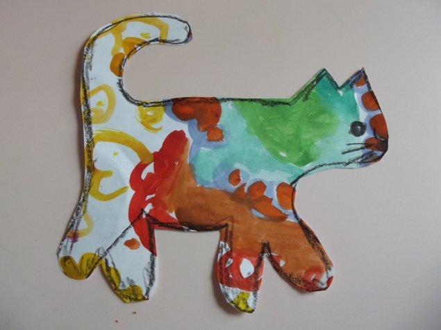 Кот из рисунка .