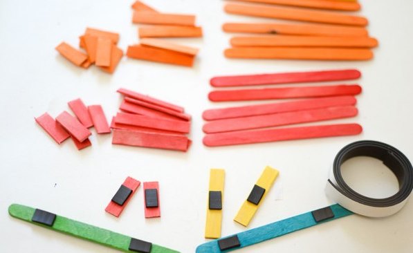 Конструктор из палочек от мороженого Конструктор из палочек от мороженого