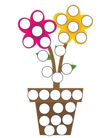 Шаблоны для пальчикового рисования