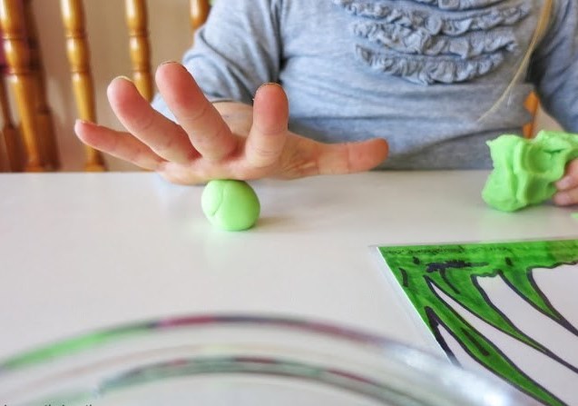 Коврик для занятий с пластилином