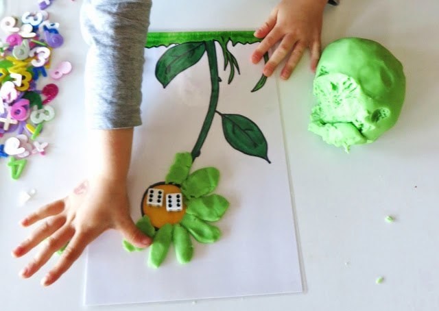 Коврик для занятий с пластилином