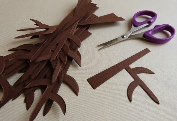 Аппликация "Гроздья винограда"