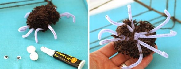 Паучок на паутине