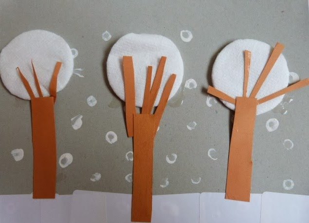 Деревья зимой Деревья зимой