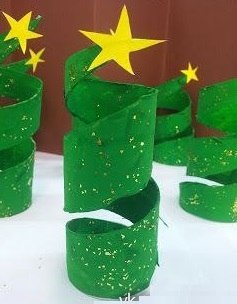 Новогодние поделки из рулончиков