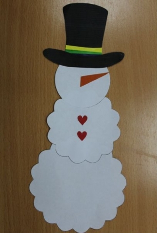 Модный снеговик