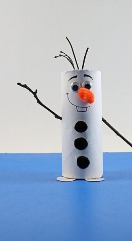 Новогодние поделки из рулончиков