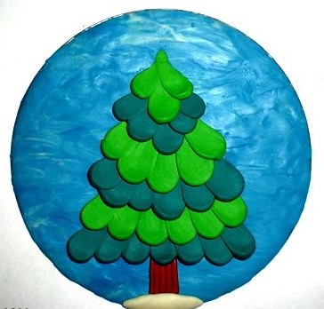 Елочка на компакт-диске Елочка на компакт-диске