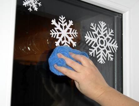 Снежинки - украшаем окна Снежинки - украшаем окна