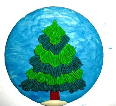 Елочка на компакт-диске Елочка на компакт-диске