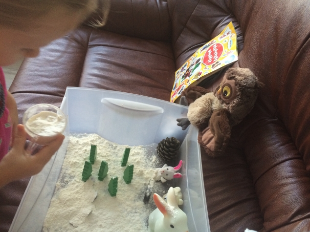 Сенсорная зимняя коробка