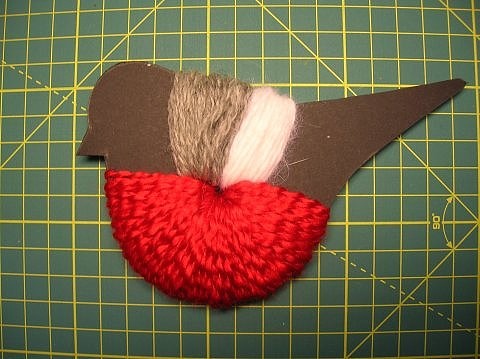 Птичка из помпонов