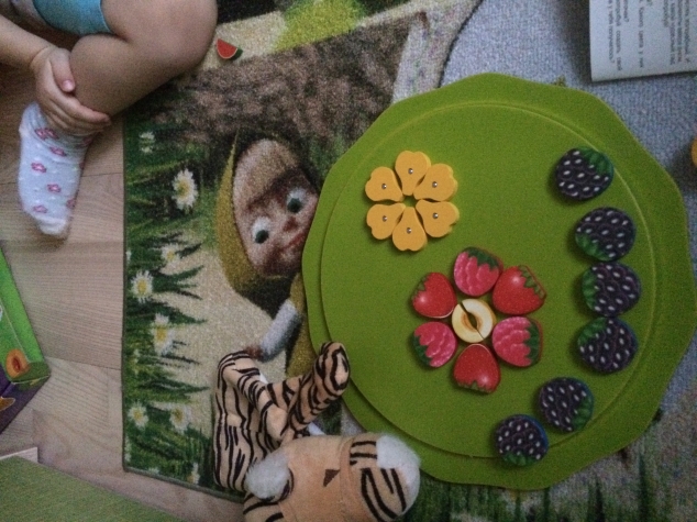 Занимательна игра "Ягодный пирог" Занимательна игра "Ягодный пирог"