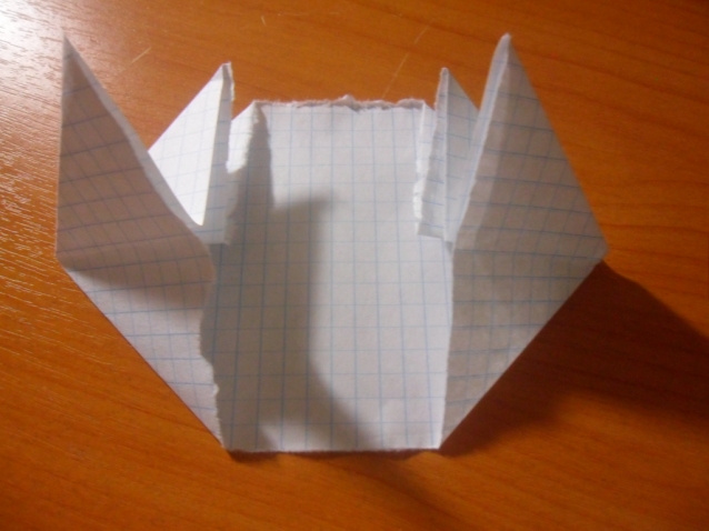 МК оригами машинка