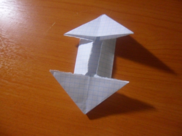 МК оригами машинка