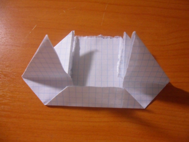 МК оригами машинка