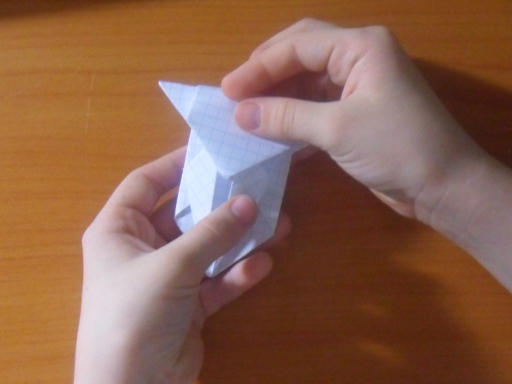 МК оригами машинка