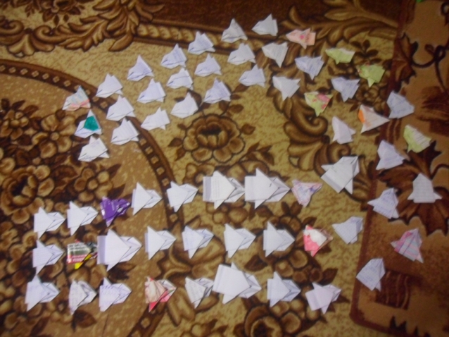 МК оригами машинка