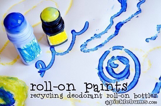 РОЛИКОВЫЕ КРАСКИ ИЗ СТАРОГО ДЕЗОДОРАНТА