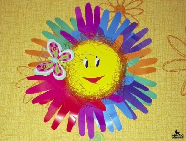 СОЛНЫШКО ИЗ ЛАДОШЕК СОЛНЫШКО ИЗ ЛАДОШЕК