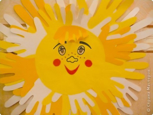 СОЛНЫШКО ИЗ ЛАДОШЕК СОЛНЫШКО ИЗ ЛАДОШЕК