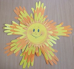 СОЛНЫШКО ИЗ ЛАДОШЕК СОЛНЫШКО ИЗ ЛАДОШЕК