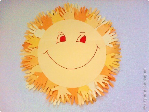 СОЛНЫШКО ИЗ ЛАДОШЕК СОЛНЫШКО ИЗ ЛАДОШЕК