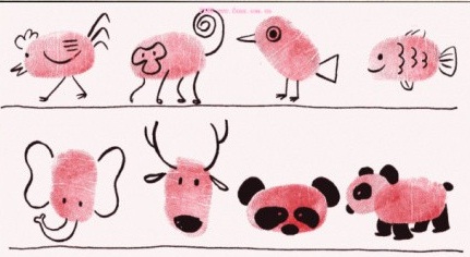 Идеи с отпечатками Идеи с отпечатками