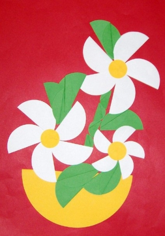 Цветочные аппликации