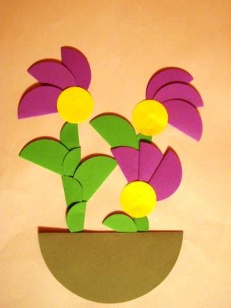 Цветочные аппликации