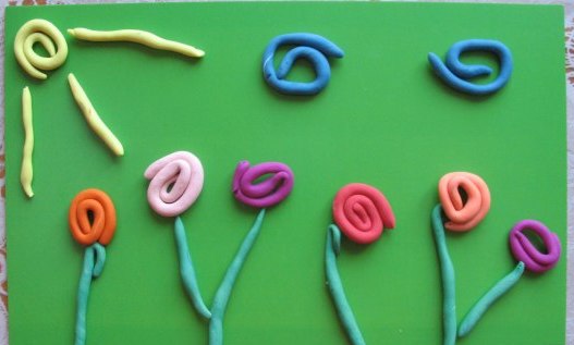 Пластилиновая живопись из шприца Пластилиновая живопись из шприца