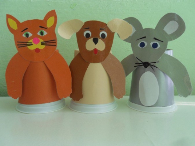 Мастер-класс из стаканов: «Репка» Мастер-класс из стаканов: «Репка»