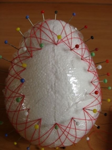 Нежные воздушные пасхальные яйца из ниток Нежные воздушные пасхальные яйца из ниток