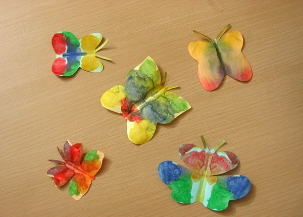 Бабочки из клякс