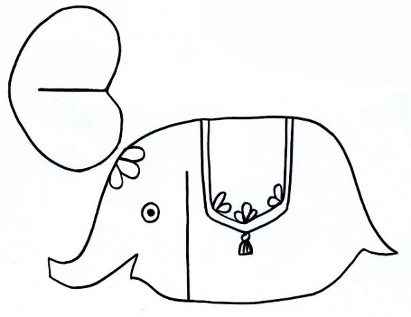 Слон из картона и прищепок Слон из картона и прищепок