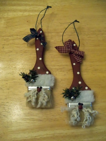 поделки из малярных кистей