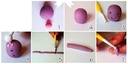 Осьминог из пластилина