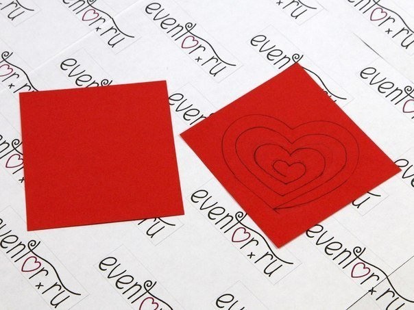 Сердечная открытка Сердечная открытка