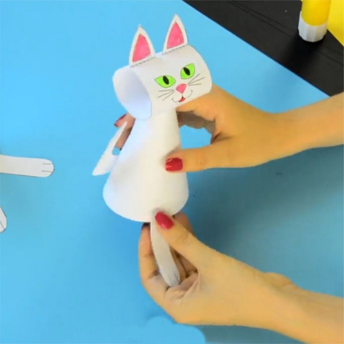 Кошечки из бумаги Кошечки из бумаги