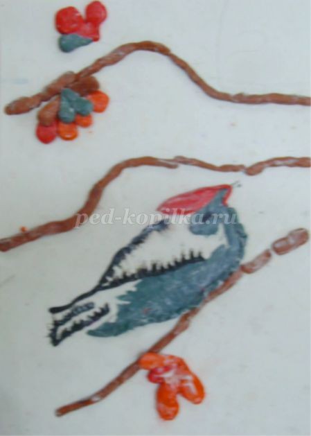 Весеннее панно в смешанной технике Весеннее панно в смешанной технике