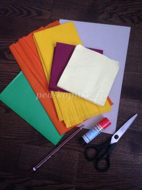 ​Новогодний шар из бумаги: часть 1