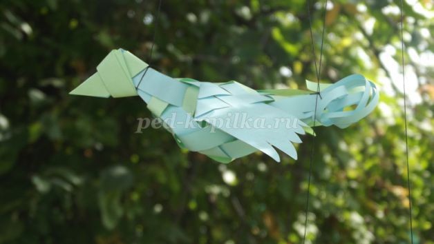 Плетение птички из бумаги: мастер-класс, часть 3 Плетение птички из бумаги: мастер-класс, часть 3