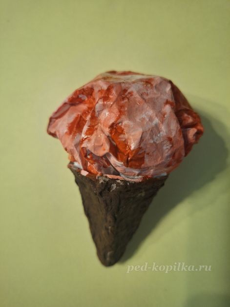 Поделка "Мороженое" из бумаги Поделка "Мороженое" из бумаги